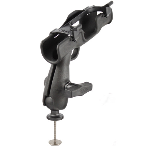 RAM Mount RAM-ROD 2007 Fly Rod Jr. Fishing Rod Holder w/5 Spot Mounting Base Adapter (RAP-341-5)