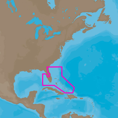 C-MAP  4D NA-D943 Florida & The Bahamas (NA-D943)