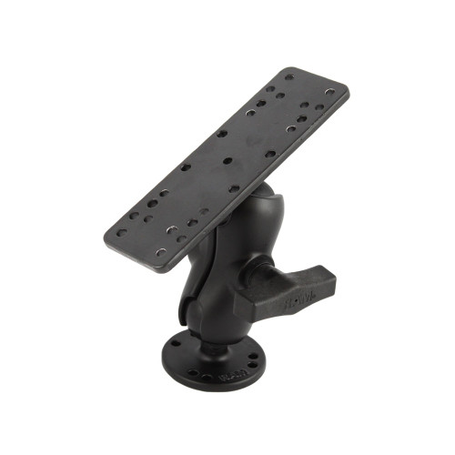 RAM Mount Marine Electronics Mount Short Arm Gimbal Bracket (RAM-111U-B)