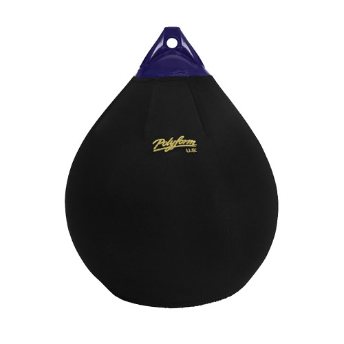 Polyform Fender Cover For A-1 Ball Style - Black (EFC-A1)