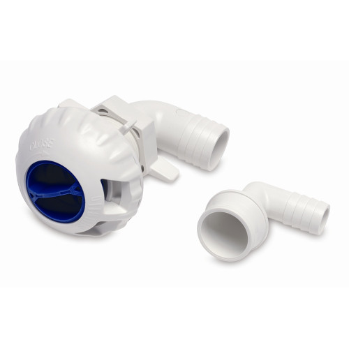 Shurflo by Pentair Livewell Fill Valve w/3/4"  1-1/8" Fittings (330-021)
