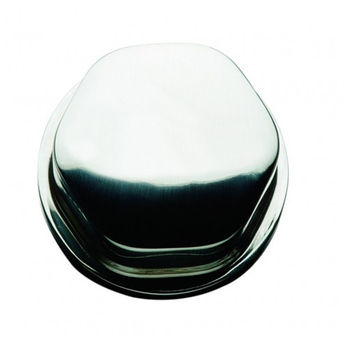 Schmitt  Ongaro Faux Center Nut - Stainless Steel - 1/2" and 5/8" M12 Base Included - For Cast Steering Wheels (CAP0303)