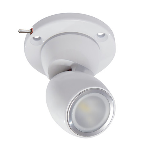 Lumitec GAI2 White Light - Heavy-Duty Base w/Built-In Switch - White Housing (111923)