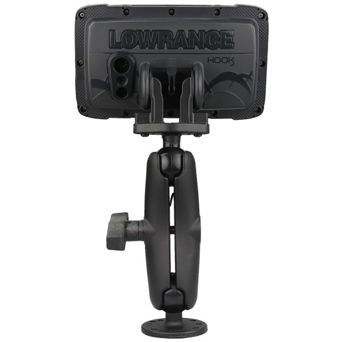RAM Mount C Size 1.5" Fishfinder Mount for the Lowrance Hook2 Series (RAM-101-LO12)
