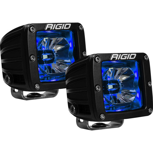 RIGID Industries Radiance Pod Blue Backlight Black Housing - Pair (20201)