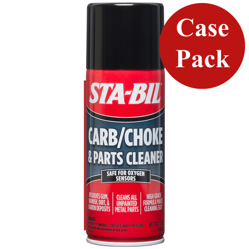 STA-BIL Carb Choke  Parts Cleaner - 12.5oz *Case of 12* (22005CASE)