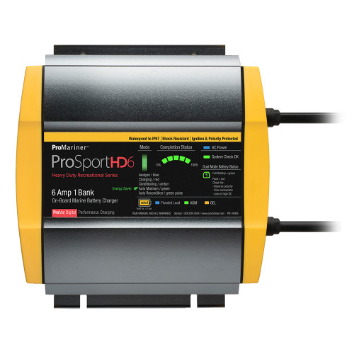 ProMariner ProSport HD6 120V,  6 Amp, 1 Bank (44006)