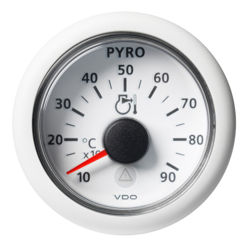 Veratron 52 MM (2-1/16") ViewLine Pyrometer - 100 Degree  to 900 Degree C - White Dial  Bezel (A2C59512333)