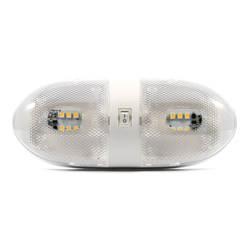 Camco LED Double Dome Light - 12VDC - 320 Lumens (41321)