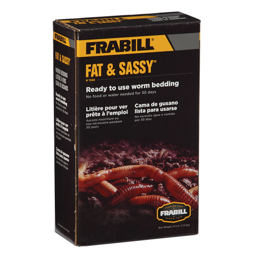 Frabill Fat  Sassy Pre-Mixed Worm Bedding - 2.5lbs (1066)