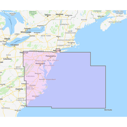 Furuno U.S. East Mid-Atlantic  Canyons Chart Pack - Vector Chart, 3D Data, Satellite Photos - Unlock Code (MM3-V90-5P0)