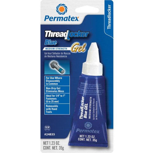 Permatex Medium Strength Threadlocker BLUE Gel - 35g (24835)