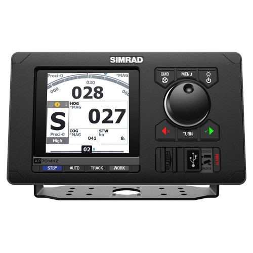 Simrad AP70 MK2 Autopilot IMO Pack For Solenoid - Includes AP70 MK2 Control Head  AC80S Course Computer (000-15040-001)