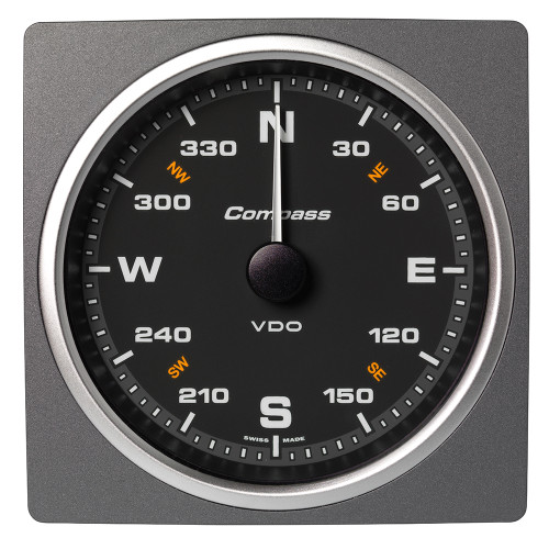 Veratron 4-3/8" (110mm) AcquaLink Compass 360 Degree  - 12/24V - Black Dial  Bezel (A2C59501911)