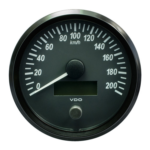 VDO SingleViu 100mm (4") Speedometer - 200 KM/H (A2C3832840030)