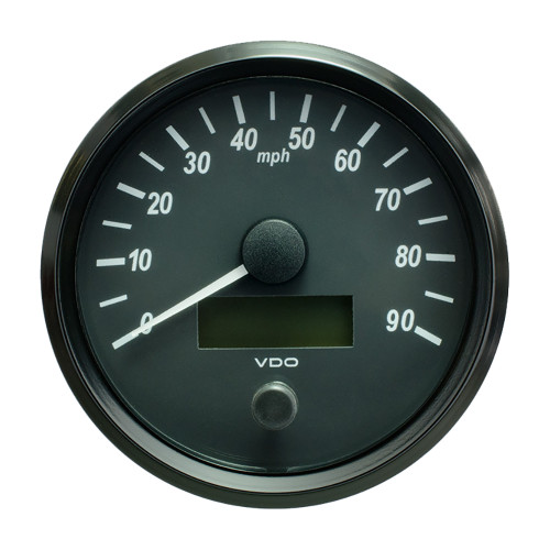 VDO SingleViu 100mm (4") Speedometer - 90 MPH (A2C3832870030)