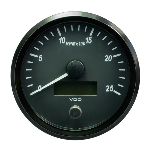 VDO SingleViu 100mm (4") Tachometer - 2500 RPM (A2C3832820030)