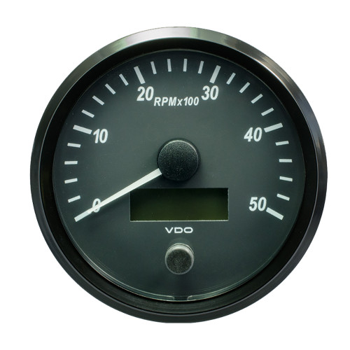VDO SingleViu 100mm (4") Tachometer - 5000 RPM (A2C3832790030)
