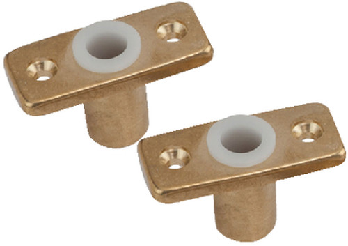 Sea-Dog Line Oar Lock Socket Brass 1Pr/Pk 5806001