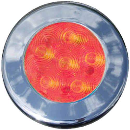 T-H Marine Led Recessed Puck 3 Bezels Red LED51848DP