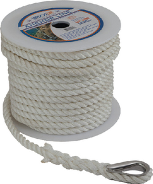 Sea Dog Line Anchor Line Wh 1/2 X150' 1/Pk 301112150WH-1