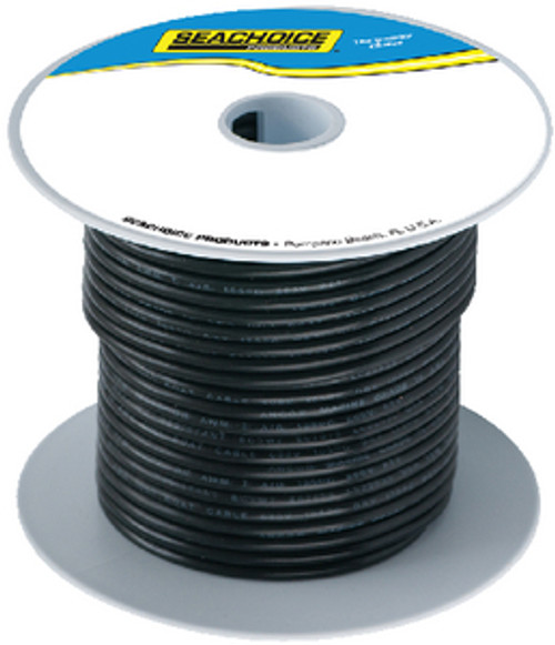 Seachoice 8 Awg Black 100' 50-63051