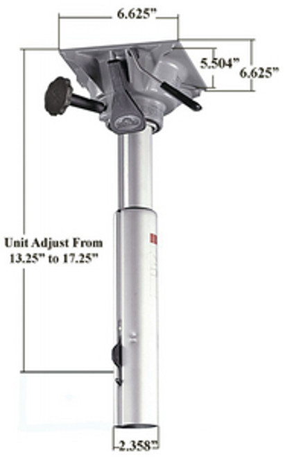 Springfield Marine Power Rise Plug-In Pedestal 1300601-AP