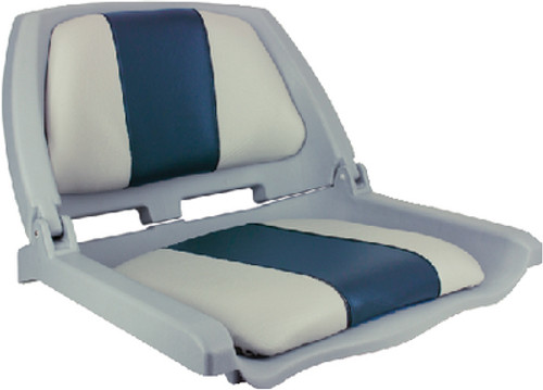 Springfield Marine Traveler Seat Gray With Blue&Gray 1061121-C