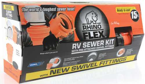 Camco Rhino Flex Rv Sewer Hose Kit 39761