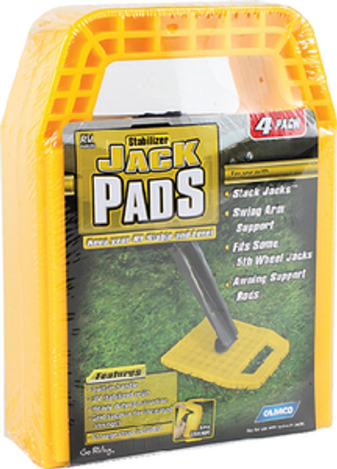 Camco Stabilizer Jack Pads (4 Pack) 44595