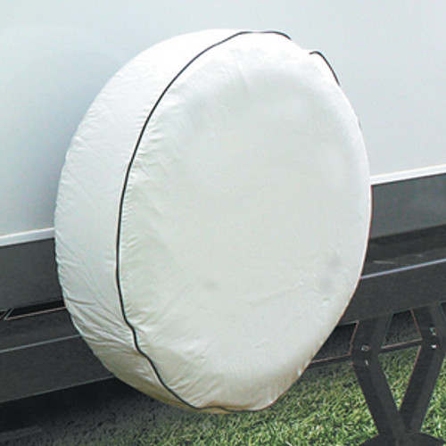 Camco Spare Tire Cover 27In Arcwhite 45346