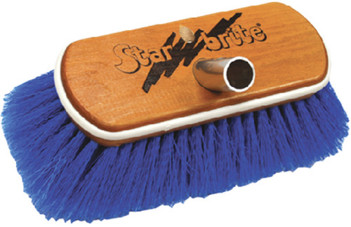 Starbrite Brush Synth Wood Med Blue 40171