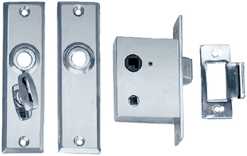 Perko Mortise Lock Set With Turn Butto 0960DP0CHR