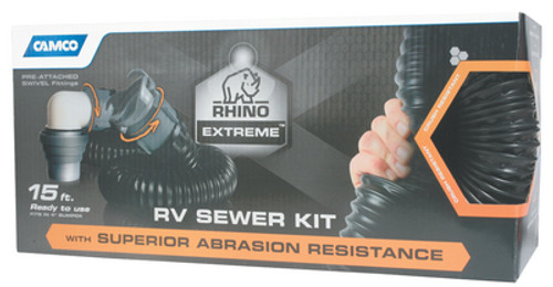 Camco Rhinoxtreme 20' Sewer Hose Kit 39867