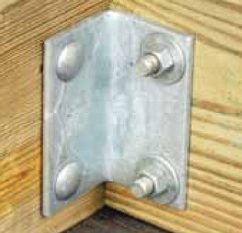 Tiedown Engineering Angle Brackets 3X3 Sq Holes 26399