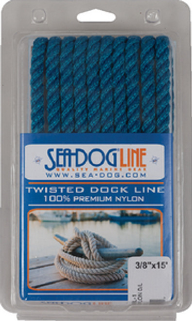 Sea Dog Line Twisted Nylon Dl 3/8 X20' Blue 301110020BL-1