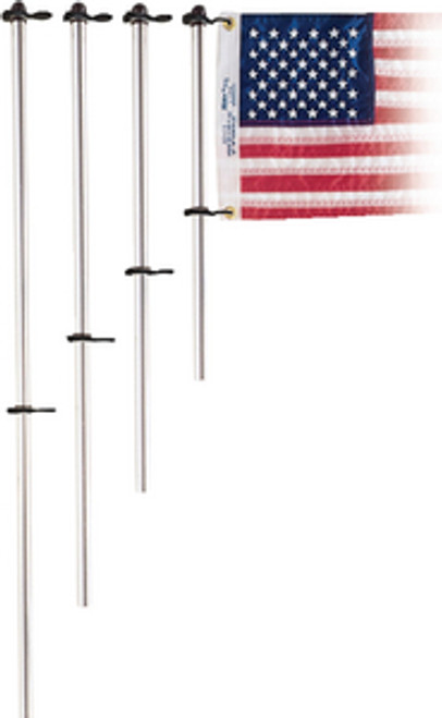 Taylor Aluminum Flag Pole With Flag Clips 916