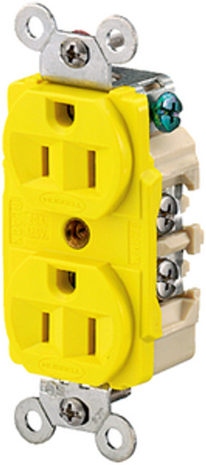 Hubbell Receptacle Duplex 15A HBL52CM62