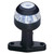 Aqua Signal Series 22 4" Anti-Glare All-Round Pedestal Deck Mount Light - Black Housing