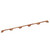 Whitecap Teak Handrail - 5 Loops - 53"L (60108)