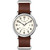 Timex Weekender Slip-Thru - Brown Leather Strap (T2P495JV)