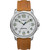 Timex Mens Expedition Metal Field Watch - White Dial/Brown Strap (TW4B16400JV)