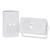 Poly-Planar Compnent Box Speakers - (Pair) White (MA3030W)