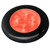 Hella Marine Slim Line LED 'Enhanced Brightness' Round Courtesy Lamp - Red LED - Black Plastic Bezel - 12V (980507251)