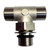 Uflex Boss Style T-Fitting Nickel For  Dual Helm Install (71955T)