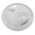 Sea-Dog Textured Quarter Turn Deck Plate - White - 8" (336182-1)