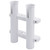 Sea-Dog Two Pole Side Mount Rod Storage Rack - White (325028-1)