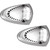 Attwood LED Docking Lights - Stainless Steel - White LED - Pair (6522SS7)