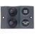 Marinco Micro Panel - 2 Switch On/Off - Black (900-2WP)
