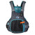 MTI Vibe Life Jacket - Black/Turquoise - Small/Medium (MV706F-S/M-845)